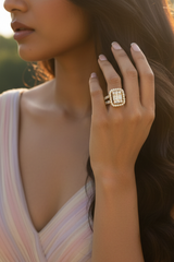Dual-Row Diamond-Cut