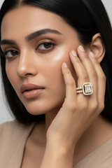 Dual-Row Diamond-Cut