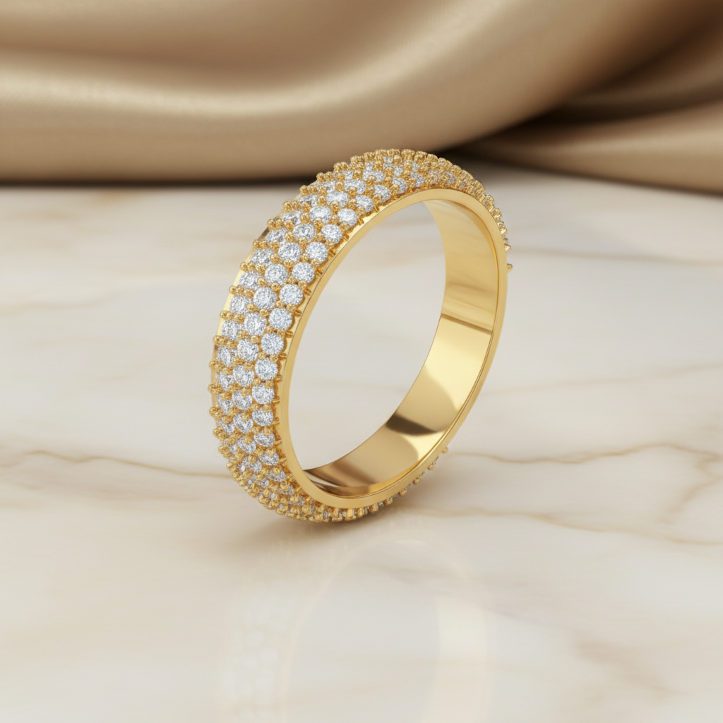 The Three-Tier Elegance Ring