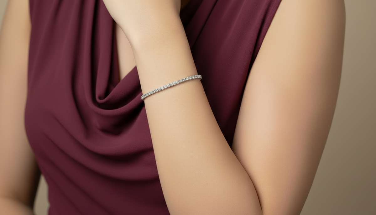 Solitaire Diamond Tennis Bracelet