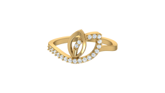 Artisan Leaf-Motif Infinity Wrap