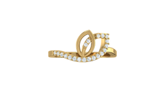 Artisan Leaf-Motif Infinity Wrap