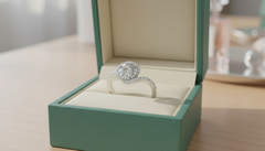 The Sparkling Clover Bypass Silver Ring