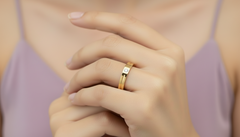 Sleek Flush-Set Diamond Band Ring