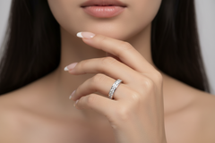 Classic Diamond Channel Wedding Ring