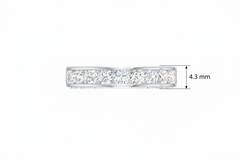 Classic Diamond Channel Wedding Ring