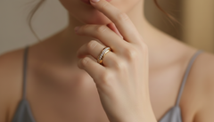 The Flourish Two Cross Accent Ring