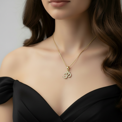 Aum Symbol Diamond Pendant