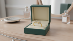 Elegant "Ocean's Anchor" Diamond Ring