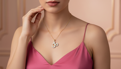 Sacred Aum Symbol Diamond Pendant