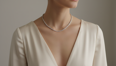 Classic Brilliance Diamond Tennis Necklace