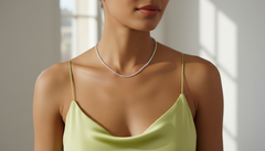 The Minimalist Diamond Tennis Necklace