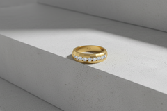 Nine Diamond Channel Set Ring