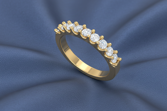 The Classic Nine Row Band Ring