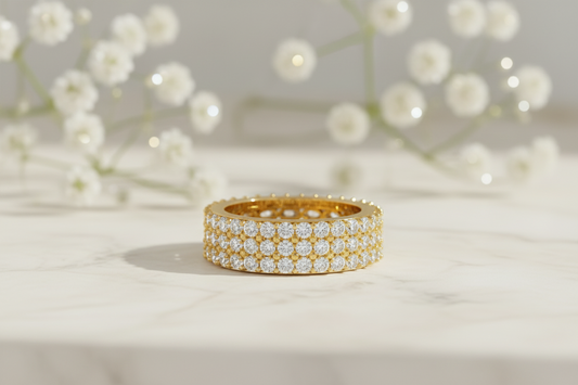 The Full Sparkle Row Ring