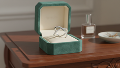 Modern Silver X-Shape Ring
