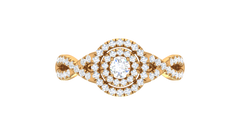 Round Cluster Double Frame Infinity