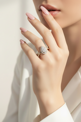 Pear-Shaped Teardrop Halo