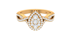 Pear-Shaped Teardrop Halo