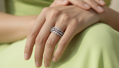 Vintage Style Milgrain Bezel Diamond Ring