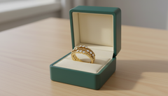 Vintage Style Milgrain Bezel Diamond Ring