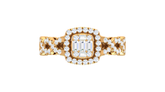 Baguette Cluster Double Halo
