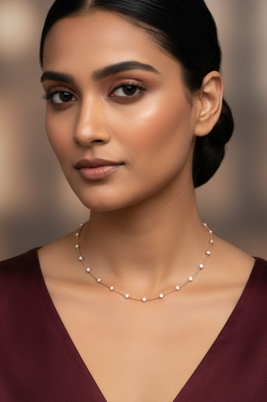 Floating Diamond Everyday Necklace