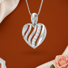 Modern Swirl Heart