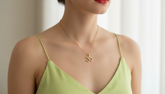 Hindu Om Symbol Gold Pendant