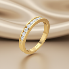 The Eternity Ten Stone Channel Diamond Ring