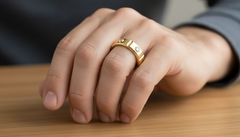 The Domed Diamond Eternity Band