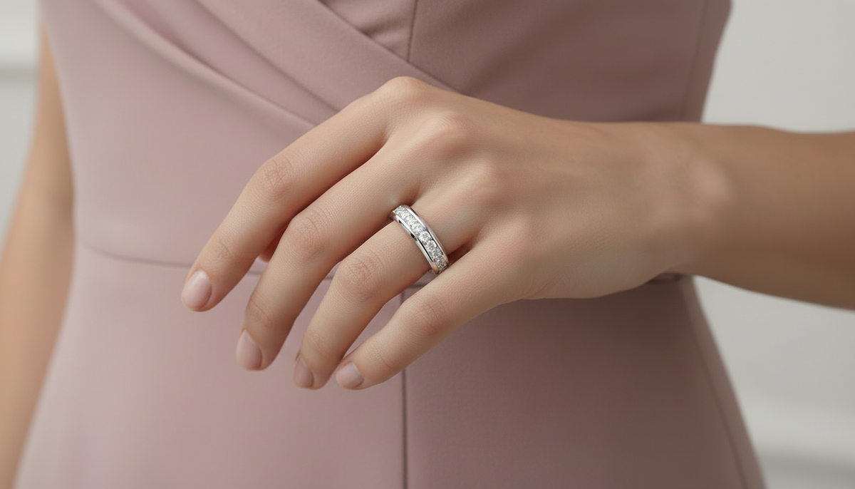 Nine-Stone Diamond Band Ring