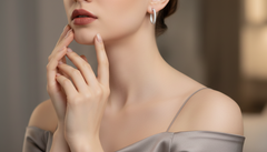 Brilliant Four CTTW Diamond Inside-Out Side Hoop Earrings