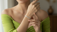 Classic Single Line Diamond Daily Wear Bangle