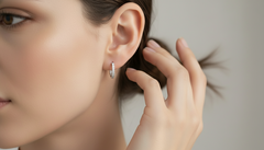 Crystal Inside-Outside Hoop Earrings