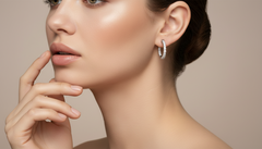 Ethical Gold And Diamond Inside Out Hoop Earrings