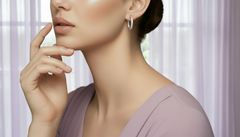 Ethical Gold And Diamond Inside Out Hoop Earrings