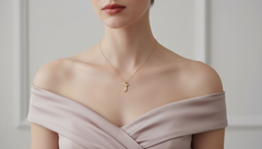 Dainty Gold & Diamond J Alphabet Pendant