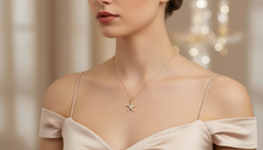 Whimsical Nature-Inspired Diamond Star Pendant