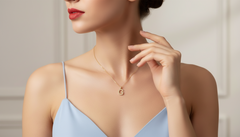 Minimalist Gold & Diamond G Alphabet Pendant