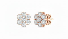 Contemporary Blossom Studs Earrings