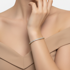 Classic Sparkle Diamond Tennis Bracelet