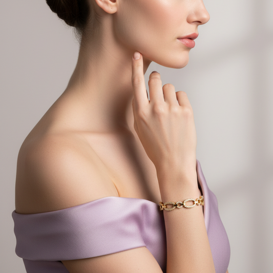 Messika-Inspired Move Link Diamond Bracelet
