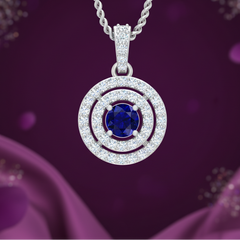 Sapphire Double Halo