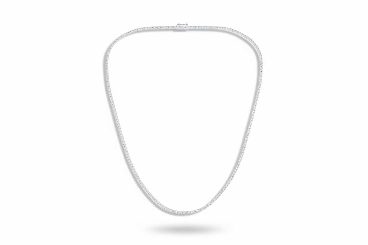 The Eternal Spark Diamond Tennis Necklace