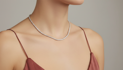 The Eternal Spark Diamond Tennis Necklace