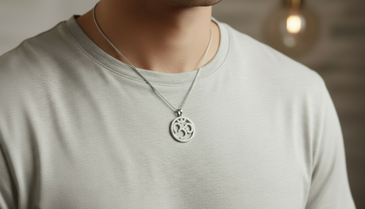 Hindu Religious Om Men Pendant