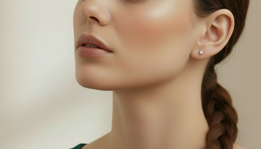 Ethical Round Diamond 0.15 CTTW Solitaire Studs Earrings