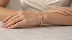 Twisted Infinity Diamond Tennis Bracelet