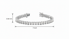 Solitaire Diamond Tennis Bracelet